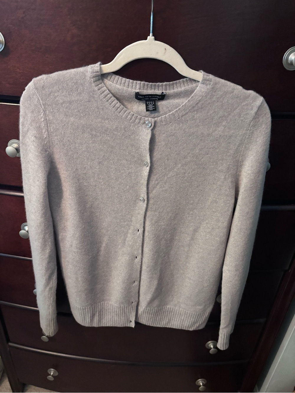 Saks Fifth Avenue Black Label 100% Cashmere cardigan